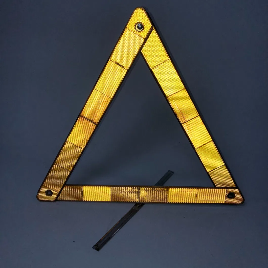 Cheapest Price Hot Sale Windproof High Reflection E-MARK Temporary Parking Warning Triangles